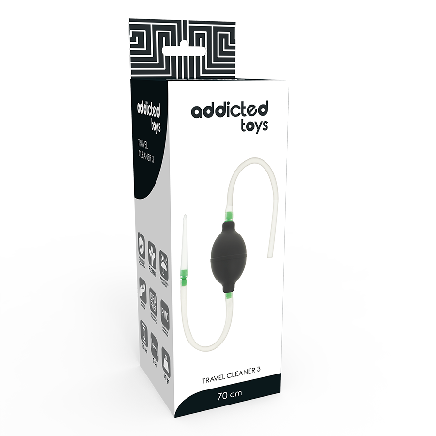 ADDICTED TOYS - KIT PER CLISTERE NERO
