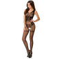 PASSION - WOMAN BS052 BODYSTOCKING NEGRO TALLA ÚNICA