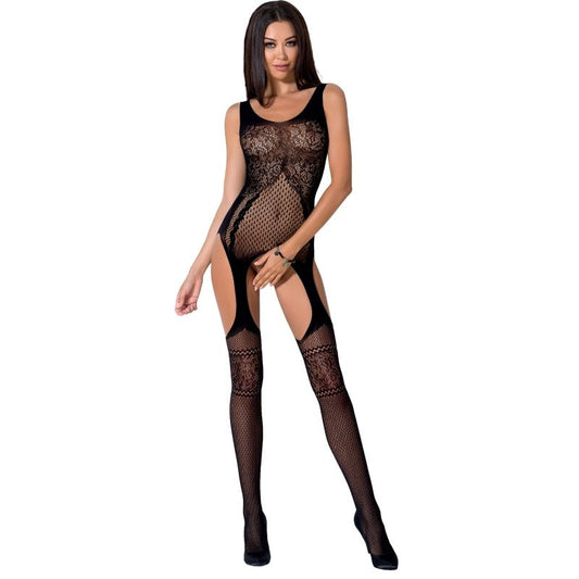 PASSION - WOMAN BS061 BODYSTOCKING BLANCO TALLA ÚNICA