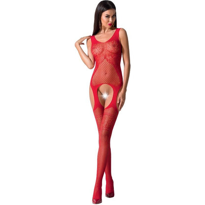 PASSION - WOMAN BS061 BODYSTOCKING BLANCO TALLA ÚNICA