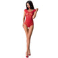 PASSION - WOMAN BS064 BODYSTOCKING BLANCO TALLA ÚNICA