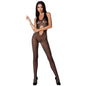 PASSION - WOMAN BS065 BODYSTOCKING BLANCO TALLA ÚNICA