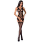 PASSION - WOMAN BS066 BODYSTOCKING ROJO TALLA ÚNICA