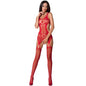 PASSION - WOMAN BS066 BODYSTOCKING ROJO TALLA ÚNICA