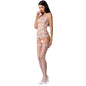 PASSION - WOMAN BS067 BODYSTOCKING BLANCO TALLA ÚNICA