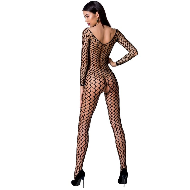 PASSION - WOMAN BS068 BODYSTOCKING ROJO TALLA ÚNICA