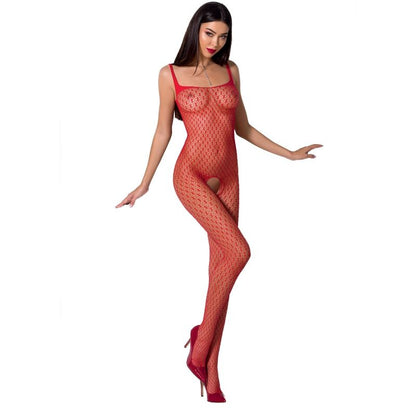 PASSION - WOMAN BS071 BODYSTOCKING BLANCO TALLA ÚNICA