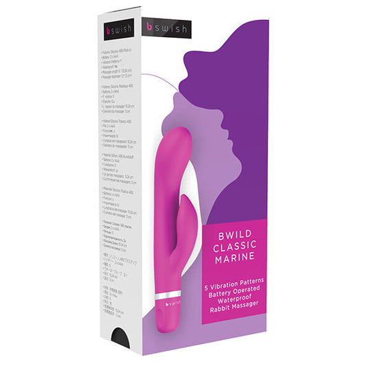 B SWISH - VIBRATORE BWILD CLASSIC MARINE RABBIT CHERISE