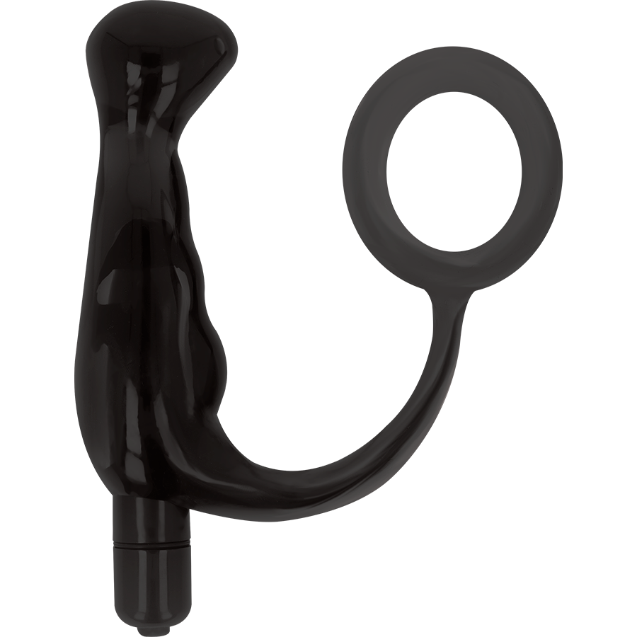 ADDICTED TOYS - VIBRATORE PROSTATICO NERO 10 CM