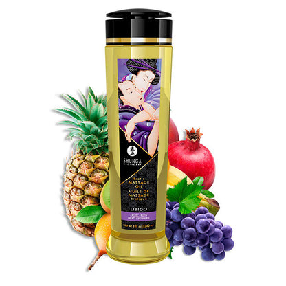 SHUNGA - OLIO PER MASSAGGI EROTICO LIBIDO 240 ML