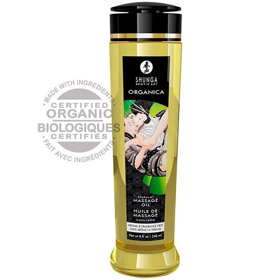 SHUNGA - OLIO DA MASSAGGIO NATURALE BIOLOGICO 240 ML