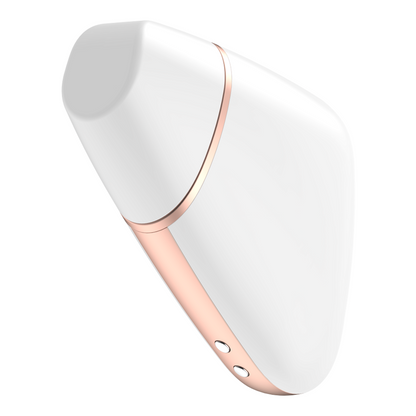 SATISFYER - STIMOLATORE E VIBRATORE TRIANGOLO AMOROSA BIANCO
