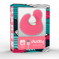 HAPPY LOKY - DUCKYMANIA DITALE ANATRA STIMOLANTE RICARICABILE IN SILICONE