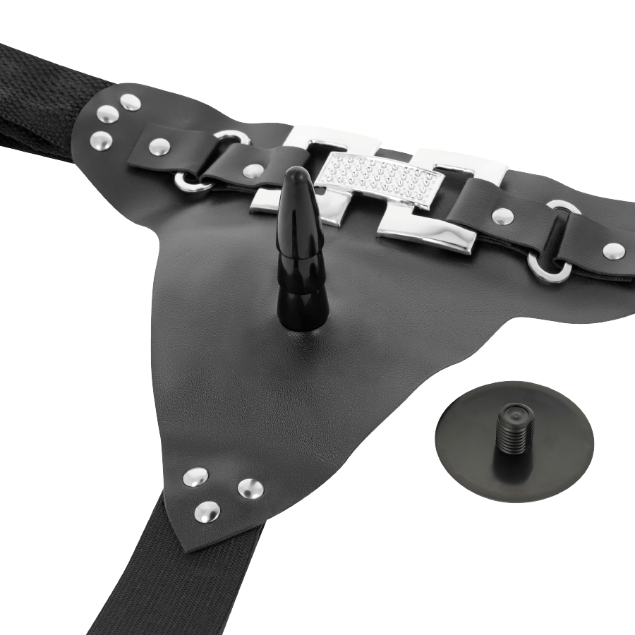IMBRACATURA DI ATTRAZIONE - IMBRACATURA DELUXE CON VIBRAZIONE REALISTICA 18 CM -O- 4,5 CM