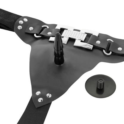 IMBRACATURA DI ATTRAZIONE - IMBRACATURA DELUXE CON VIBRAZIONE REALISTICA 18 CM -O- 4,5 CM