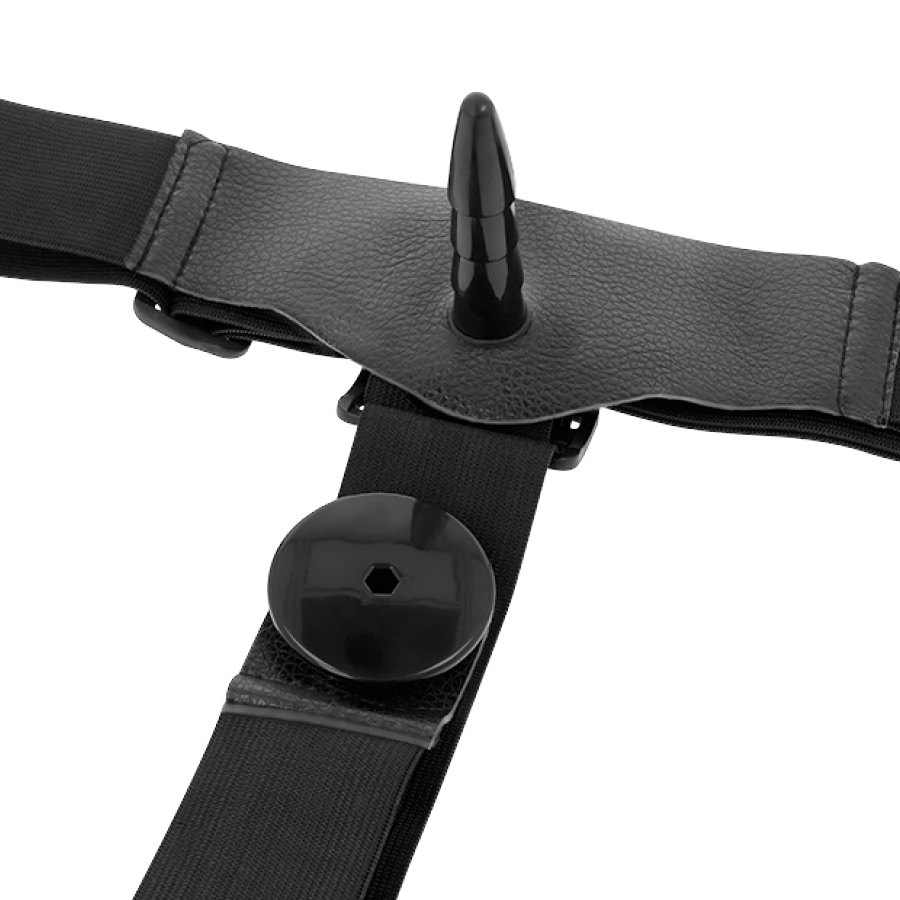 ATTRAZIONE IMBRACATURA - HARRIS DOPPIA PENETRAZIONE CON VIBRAZIONE 18 CM -O- 3,5 CM