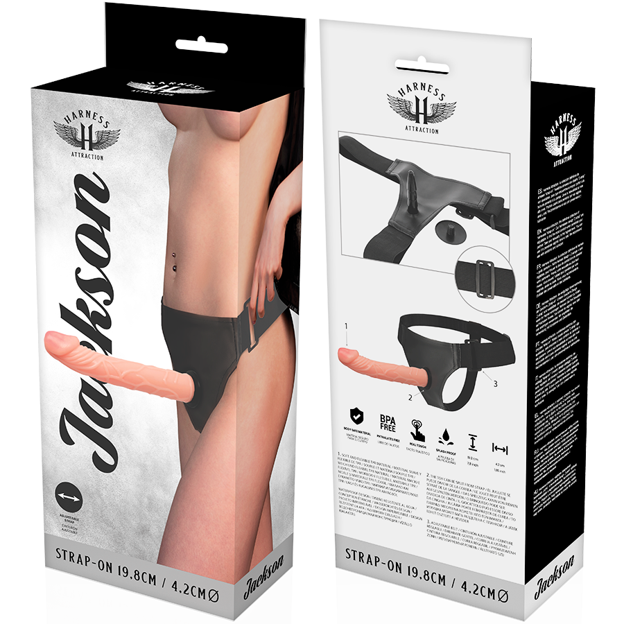 HARNESS ATTRACTION - ARNÉS  JACKSON 19.8 CM -O- 4.2 CM