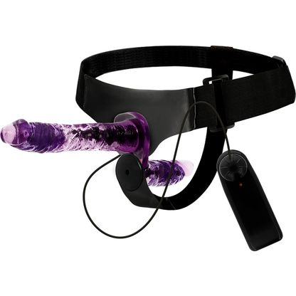 ATTRAZIONE CON IMBRACATURA - VIBRATORE A DOPPIA PENETRAZIONE RODNEY 18 CM -O- 3,5 CM