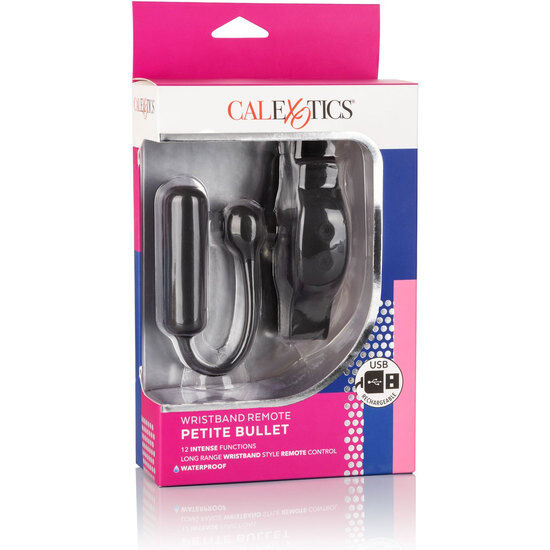 CALEXOTICS - PICCOLO PROIETTILE VIBRANTE CON BRACCIALETTO DI CONTROLLO