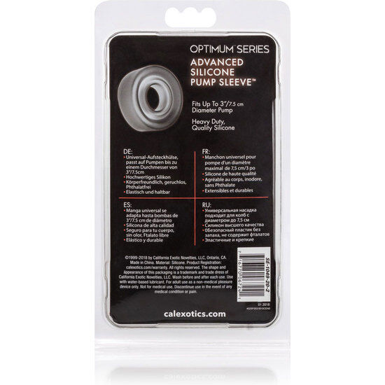 CALEXOTICS - MANICOTTO DI RICAMBIO PER SVILUPPATORE IN SILICONE GRIGIO