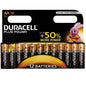 DURACELL - PLUS POWER AA BATTERIA ALCALINE LR6 BLISTER*12