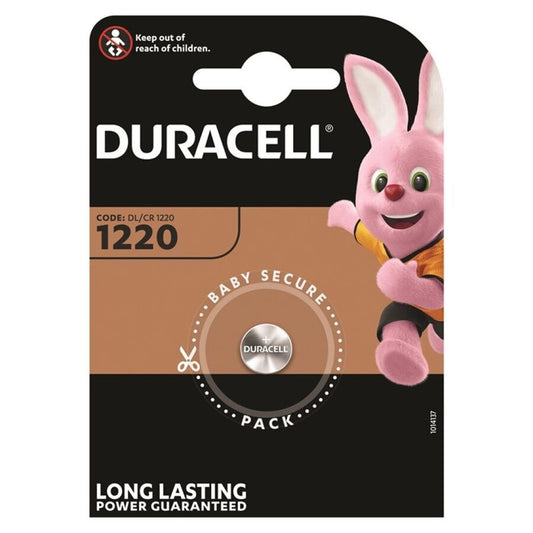 DURACELL - BATTERIA A BOTTONE AL LITIO CR1220 3V BLISTER*1