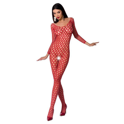 PASSION - WOMAN BS077 BODYSTOCKING TALLA ÚNICA BLANCO