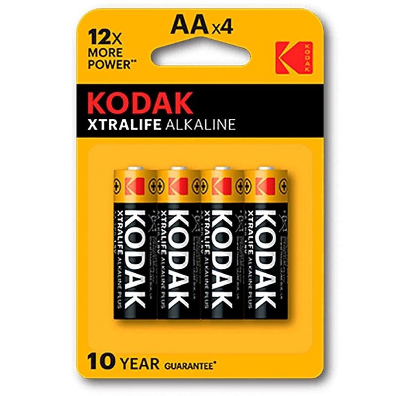 KODAK - BATTERIA ALCALINE AA XTRALIFE LR6 BLISTER*4
