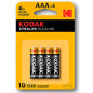 KODAK - BATTERIA ALCALINE AAA XTRALIFE LR03 BLISTER*4