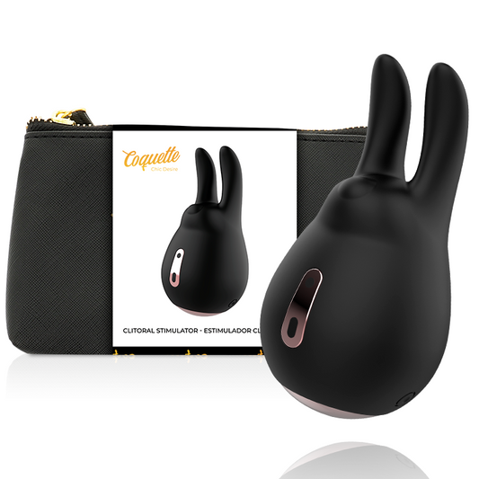 COQUETTE CHIC DESIRE - STIMOLATORE CLITORIDEO CONIGLIO NERO / ORO