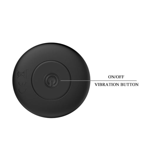 MR PLAY - Plug anale vibrante nero ricaricabile