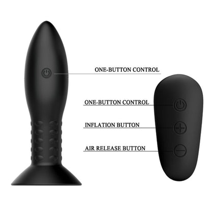 MR PLAY - SPINA CON SFERE ROTANTI TELECOMANDO NERO