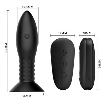 MR PLAY - SPINA CON SFERE ROTANTI TELECOMANDO NERO