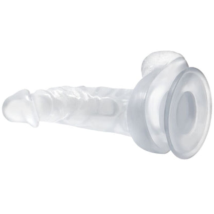 BAILE - DILDO REALISTICO CON VENTOSA E TESTICOLI 16,7 CM TRASPARENTE