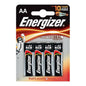ENERGIZER - BATTERIA ALCALINICA AA LR6 BLISTER*4