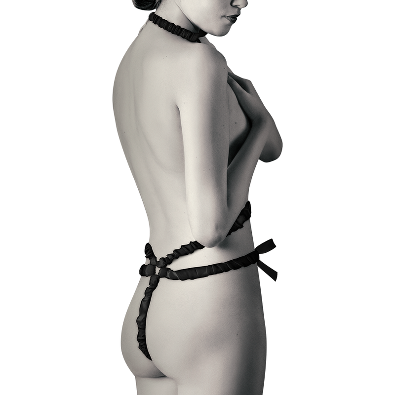 COQUETTE CHIC DESIRE - SET LINGERIE CON COPRICAPEZZOLI DELUXE