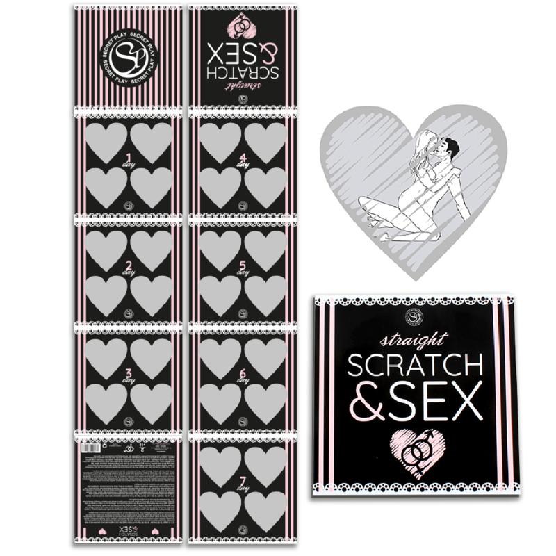 SECRETPLAY - GIOCO GRATTA E SESSO PER COPPIE ETEROIDE (ES/EN/FR/PT/DE)