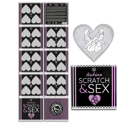 SECRETPLAY - GIOCO SEXY E GRATTÉ PER COPPIE, POSIZIONI LESBICHE (ES/EN/FR/PT/DE)
