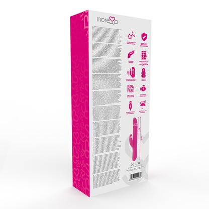 MORESSA - WARREN GIRANTE OSCILLANTE VIBRANTE RICARICABILE IN SILICONE PREMIUM