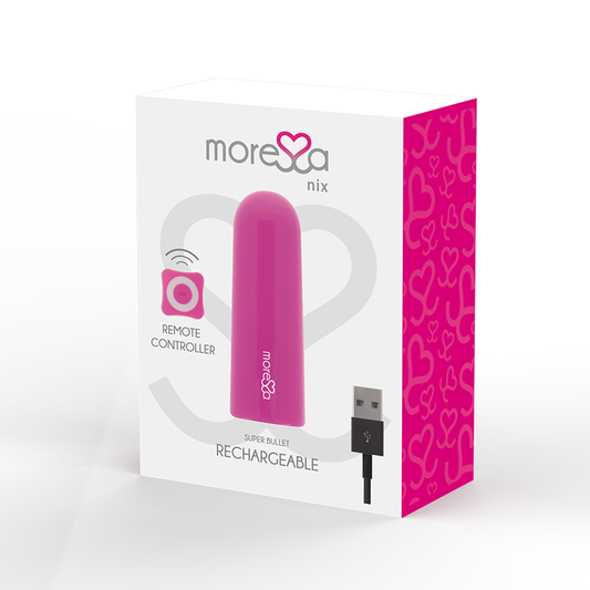 MORESSA - NIX POTENTE VIBRATORE MULTIGIOCO TELECOMANDO ROSA