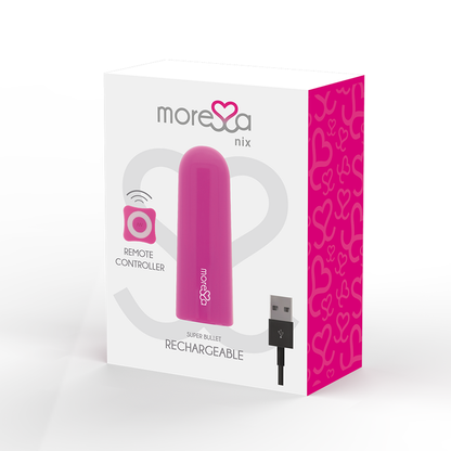 MORESSA - NIX POTENTE VIBRATORE MULTIGIOCO TELECOMANDO ROSA