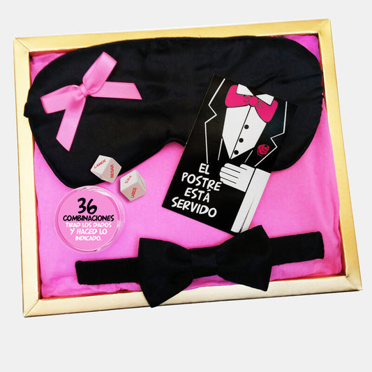 INEDITO - KIT MASCHERA EROTICA IL DESSERT È SERVITO
