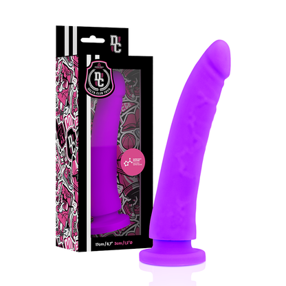 DELTA CLUB - IMBRACATURA GIOCATTOLI + DILDO IN SILICONE MEDICO LILLA 17 CM -O- 3 CM