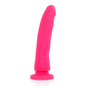DELTA CLUB - DILDO TOYS + IMBRACATURA MEDICA IN SILICONE ROSA 20 CM -O- 4 CM