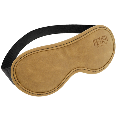 FETISH SUBMISSIVE ORIGIN - MASCHERA PER OCCHI IN PELLE VEGANA CON FODERA IN NEOPRENE