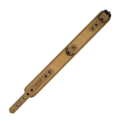 FETISH SUBMISSIVE ORIGIN - COLLANA CON CATENA RIVESTITA IN NEOPRENE