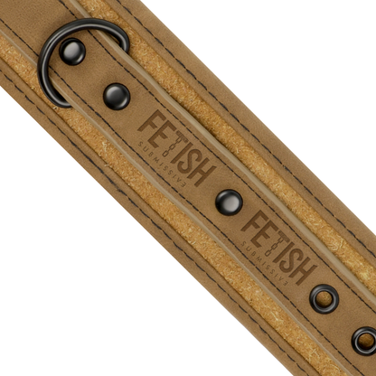 FETISH SUBMISSIVE ORIGIN - MANETTE ALLA CAVIGLIA IN PELLE VEGANA CON FODERA IN NEOPRENE