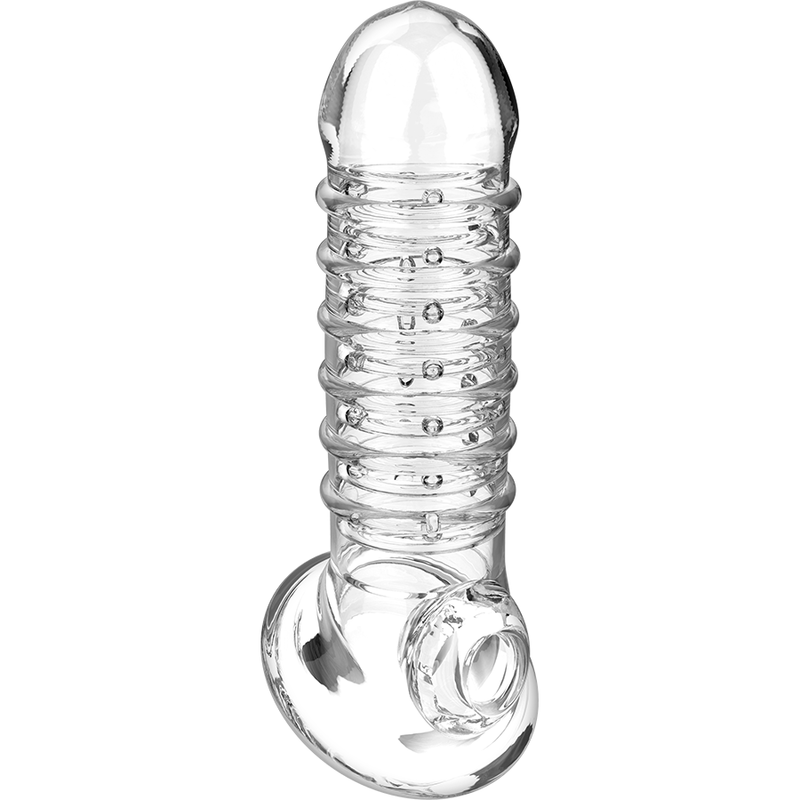 VIRILXL - ESTENSIONE E GUAINA PER PENE TRASPARENTE V15