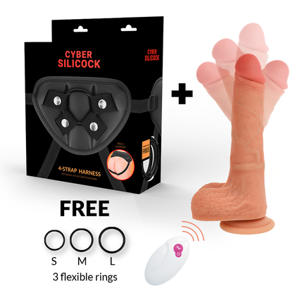 CYBER SILICOCK - CABLAGGIO IN SILICONE LIQUIDO MR RICK TELECOMANDO
