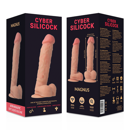 CYBER SILICOCK - MAGNUS IMBRACATURA IN SILICONE LIQUIDO 20,5 CM -O- 4,1 CM